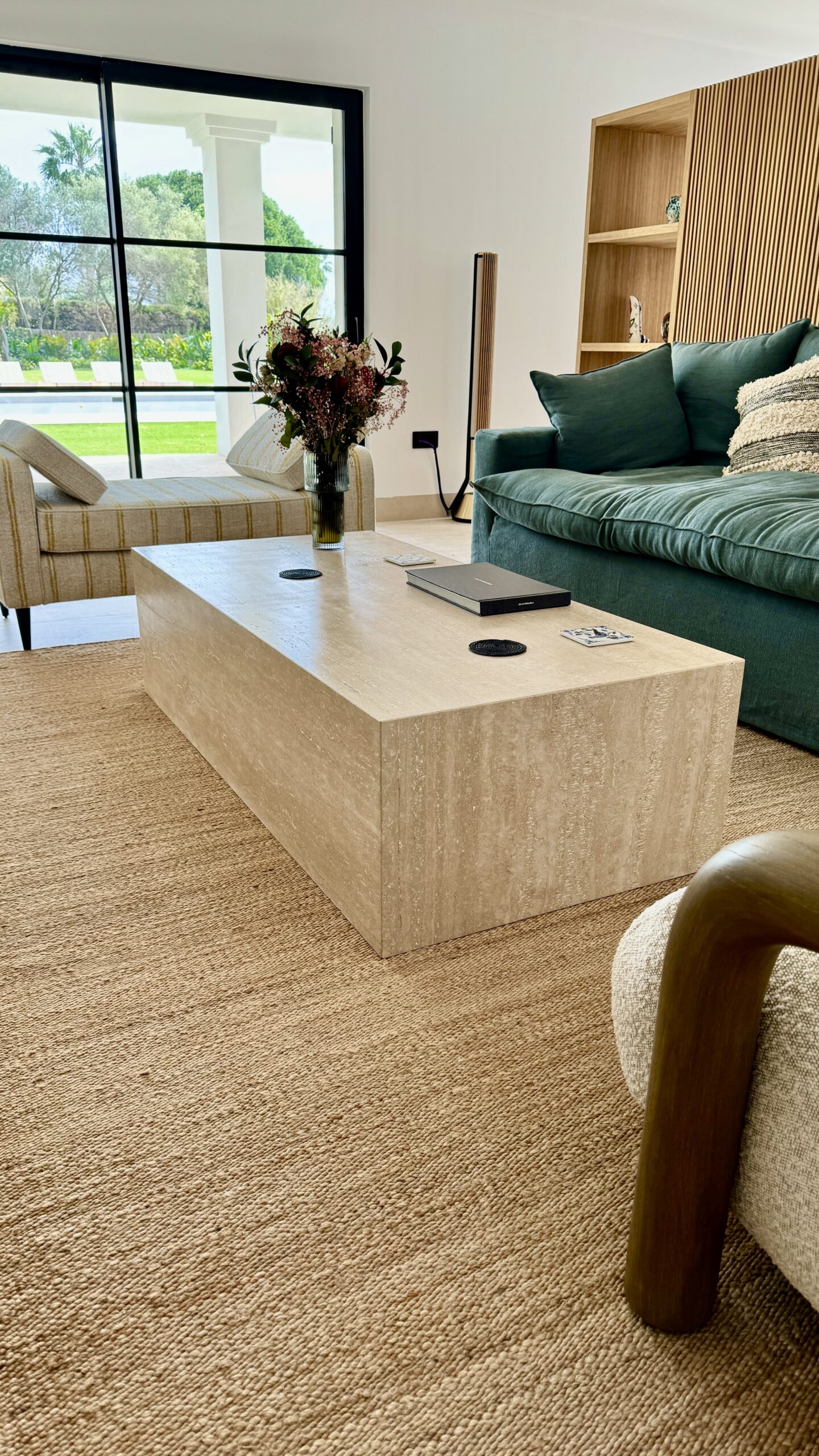 coffe table travertino